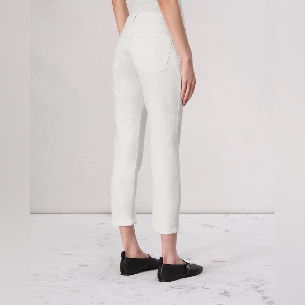 NWT Rag & Bone Dre low rise boyfriend white jeans sz 27 - Picture 4 of 14